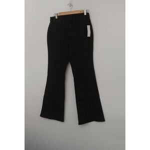 Denim & Co. Canyon Retreat Jeans Women's Size 10 Black Stretch Flare Jeans NEW